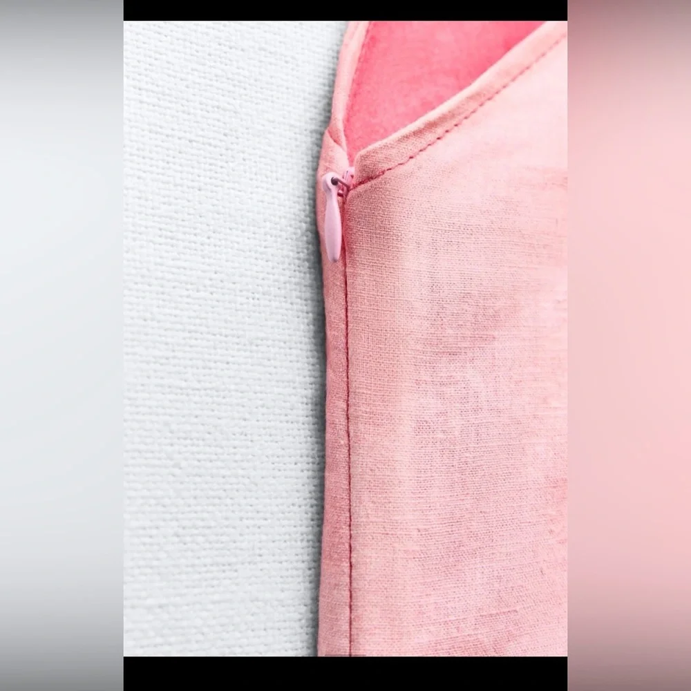 Zara Linen Blend Tie Dye Midi Dress Resort Beachy Summer, size XS - Picture 4 of 11